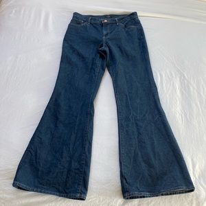Express 70’s Flare Mid Rise 10R Jeans